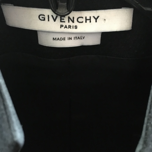 Givenchy Wool Jacket, Gold Buttons - Picture 3 of 6